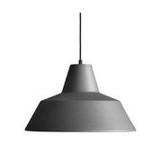 Retro Metal Sarkıt Avize Rustik Tekli Sarkıt Gri İçi Beyaz Cafe Mutfak Aydınlatma 22 cm
