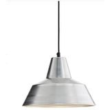 Retro Metal Sarkıt Avize Rustik Tekli Sarkıt Krom İçi Beyaz Cafe Mutfak Aydınlatma 22 Cm
