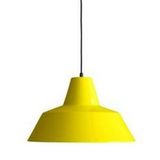 Retro Metal Sarkıt Avize Rustik Tekli Sarkıt Sarı İçi Beyaz Cafe Mutfak Aydınlatma 30 Cm