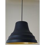 Retro Metal Sarkıt Avize Rustik Tekli Sarkıt Siyah Cafe Mutfak Aydınlatma 27 cm - 1
