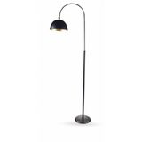 Retro Metal Siyah Dekoratif Köşe Lambası Lambader Hareketli Başlık Çap:40 Cm