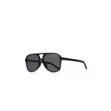 Retro Moda Unisex Güneş Gözlüğü Siyah Parlak 1041