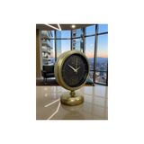 Retro Modern Tasarım Metal Masa Saati 25X20 Cm