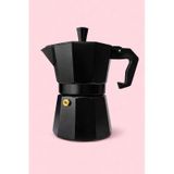 Retro Moka Pot 6 Luk Kamp Kahve Çekirdeği Demliği