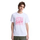 Retro Mood Erkek Beyaz Outdoor T-Shirt EQYZT08261-WBB0