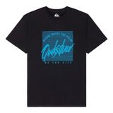 Retro Mood Erkek Siyah Outdoor T-Shirt EQYZT08261-11783