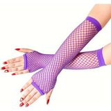 Retro Mor File Parmaksız Eldiven 26 cm KAYALI27-Y74YIU-KYL - 0 - 1 Ay