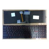 Retro MSI GE72 2QF Kırmızı Işıklı Uyumlu Klavye