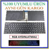 Retro MSI GE72 6QLApache-232XTR Siyah Uyumlu Klavye