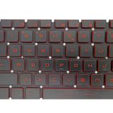 Retro MSI GP72 7RD-404TR Kırmızı Işıklı Uyumlu Klavye