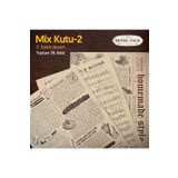 Retro Pack 1 Pakette 36 Adet Desenli Yağlı Kağıt-3 Farklı Desen-mix Kutu 2-sunum Kağıdı-vintage Sunum Kağıdı