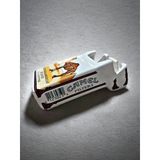 Retro Paket Tasarımlı Seramik Küllük | Dekoratif Masa Üstü Küllük 5,5 X 10 Cm