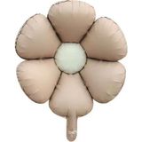 Retro Papatya Pastel Folyo Balon Karamel 60 cm