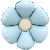 Retro Papatya Pastel Folyo Balon Mavi 60 Cm