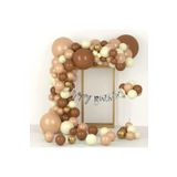 Retro Renk Balon Zincir Set, Çok Renkli 54387483959843