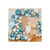 Retro Renk Balon Zincir Set, ÇOK RENKLİ