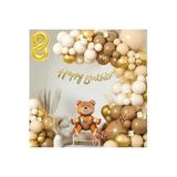 Retro Renk Oturan Ayi Folyo Balonlu Balon Zincir Set, 8