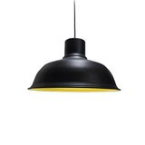 RETRO RUSTİK METAL SARKIT AVİZE SİYAH İÇİ ALTIN MYL002236