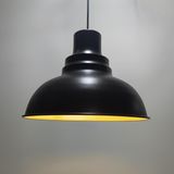 RETRO RUSTİK SİYAH İÇİ ALTIN METAL SARKIT AVİZE MYL002275