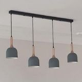 RETRO RUSTİK VİNTAGE METAL SARKIT MASA ÜSTÜ AVİZE 120 CM TABAN MYL002705