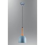 RETRO RUSTİK VİNTAGE METAL SARKIT MAVİ TEKLİ AVİZE MYL002633