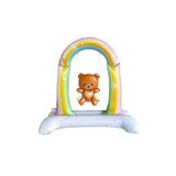 Retro Salıncakta Sallanan Ayıcık Folyo Balon Ayaklı Baby Shower Balon