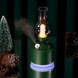 Retro Şarjlı Gece Lambası & Hava Nemlendirici Buhar Makinesi 280ML - Yeşil