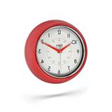 Retro Tasarım Metal Kadranlı Ev Ve Ofis Saati, Bombeli Cam, 25 Cm