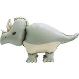 Retro Triceratops Dinozor Folyo Balon 69X41 Cm