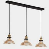retro üçlü masa üstü vintage rustik camlı avize 100 cm kasa MYL2691