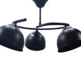 RETRO ÜÇLÜ MAT SİYAH RUSTİK AVİZE VİNTAGE AVİZE MYL002897