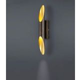 RETRO VİNTAGE ÇİFT LED APLİK GU10 LED AMPUL DAHİLİDİR BAKIR PATİNALI G9 LED AMPUL MYL002505