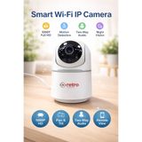 Retro WIFI IP SMART PTZ 360 Kamera 1080p Bebek Evcil Hayvan Takipli Gece Görüşlü Akıllı Ev Kamerası C6T