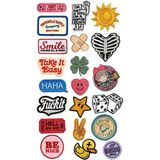 Retro Yama Temalı Telefon Laptop Tablet Sticker Seti - Standart