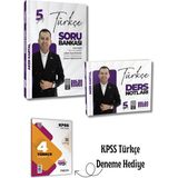 Retro Yayıncılık 2026 KPSS 5yüz Soru Bankası Seti ve Ders Notları Türkçe Sınav Hazırlık