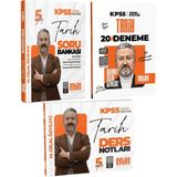 Retro Yayıncılık 2026 Kpss Gygk Retro Yayınları Tarih Soru Bankası + Tarih Ders Notları + Tarih 20 Deneme Seti Celal Özyıldız