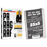 Retro + Yönerge 2026 KPSS ALES DGS TYT AYT Paragraf Soru Bankası + 5 Deneme 2 li Set - Aker Kartal Retro + Yönerge Yayın