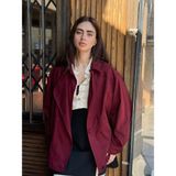 Retrobird Bomber Ceket Mont Kadın Bordo - S - M