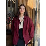 Retrobird Bomber Ceket Mont Kadın Bordo