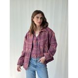 Retrobird Tasarım Brooklyn Bomber Ceket Kadın Pembe - L - XL