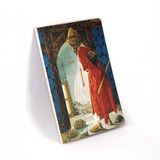 Retronote Kaplumbağa Terbiyecisi, Osman Hamdi Bey 1906, Vintage Defter VII, Çizgisiz, 96 Sayfa, İplik Dikiş, Esnek Kapak, Yaldızlı Oval Kenar, Tuval Doku, 90 gram, Fildişi Renk, 14,8x21x1cm