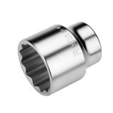 RETTA 3/4” Lokma Anahtar Kısa - 12 Köşe 21 mm