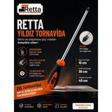 Retta Uzun Yıldız Tornavida RPY5300 - 30+10= 40 cm