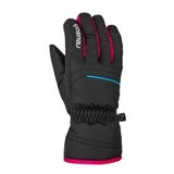 Reusch Alan Siyah/Pembe Çocuk Kayak Eldiveni