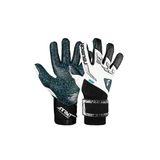 Reusch Çekici Freegel Fusion Goaliator kaymaz kaleci eldiveni, yetişkin futbol eldiveni, erkekler ve kadınlar için, tüm hava koşulları ve oyun alanı yüzeyleri için uygundur