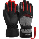 Reusch Flash Gore-Tex Junior Black Red Unisex Çocuk Kayak Eldiveni - Siyah - Kırmızı - 4