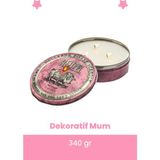 Reuzel Pink Pembe Candle 340 gr Dekoratif Mum - Krem - 1 Adet