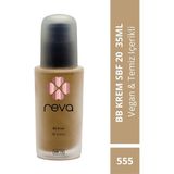 Reva Bb Krem Sbf 20 - 35ml - Vegan & Temiz Içerikli No: 555 - No:555 - Kahverengi