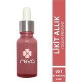 Reva Gül Kurusu Likit allık-Liquid Blusher Starting Line No:851 20 ml - Gül Kurusu - 851
