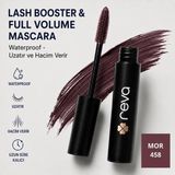 Reva Lash Booster & Full Volume Color Maskara Prune-Tam Hacim & Uzatan Renkli Maskara Mor 458 - Koyu Mor